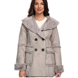 Pendleton Women's Diana Faux Shearling
Gray Coat Size XS- Super Soft! - Rare